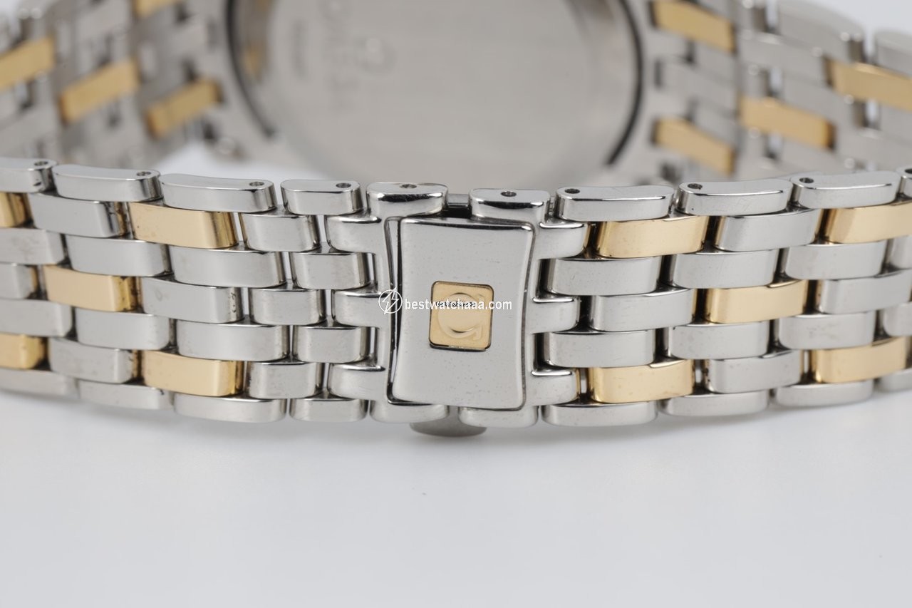 IMG_9081 Omega De Ville Prestige Mens watch Unisex Automatic Gold Steel 424.25.24.60.58.001 Replica 5