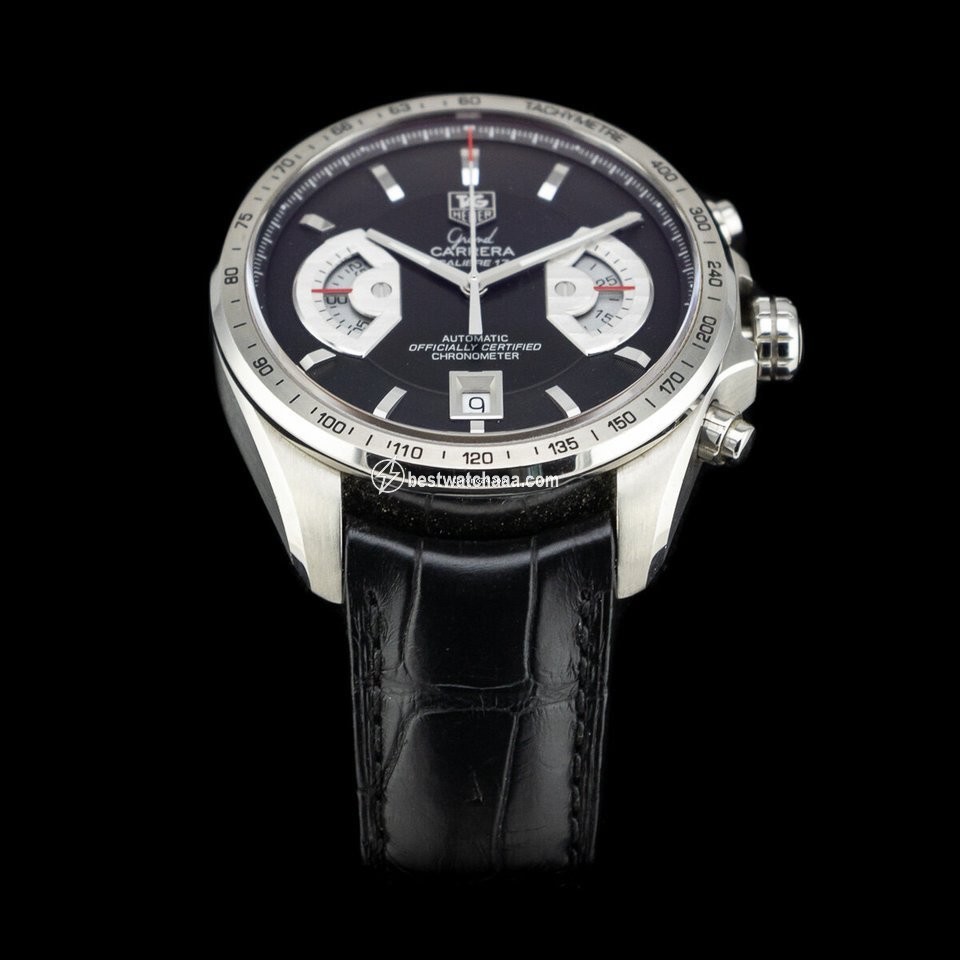 IMG_9081 TAG Heuer Grand Carrera Mens watch Unisex Automatic Steel CAV211A.FC6225 Replica 5