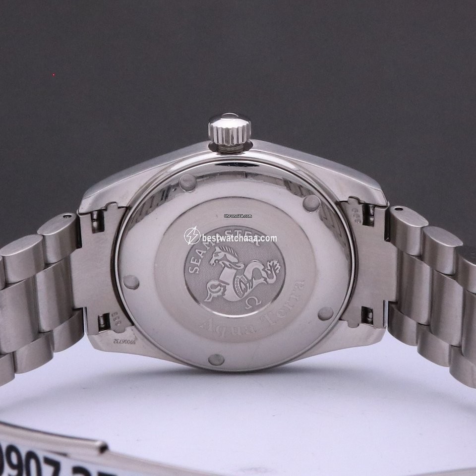 IMG_9081 Omega Seamaster Aqua Terra Mens watch Unisex Quartz Steel 2518.80 Replica 5