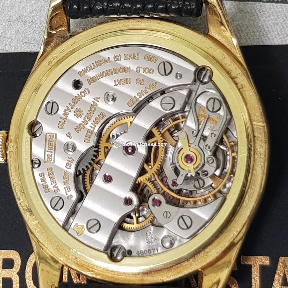 IMG_9081 Vacheron Constantin Mens watch Unisex Manual winding Yellow gold 6304 Replica 5