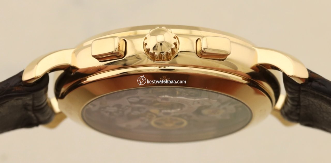 IMG_9081 Vacheron Constantin Historiques Mens watch Unisex Manual winding Yellow gold 47101 Replica 5