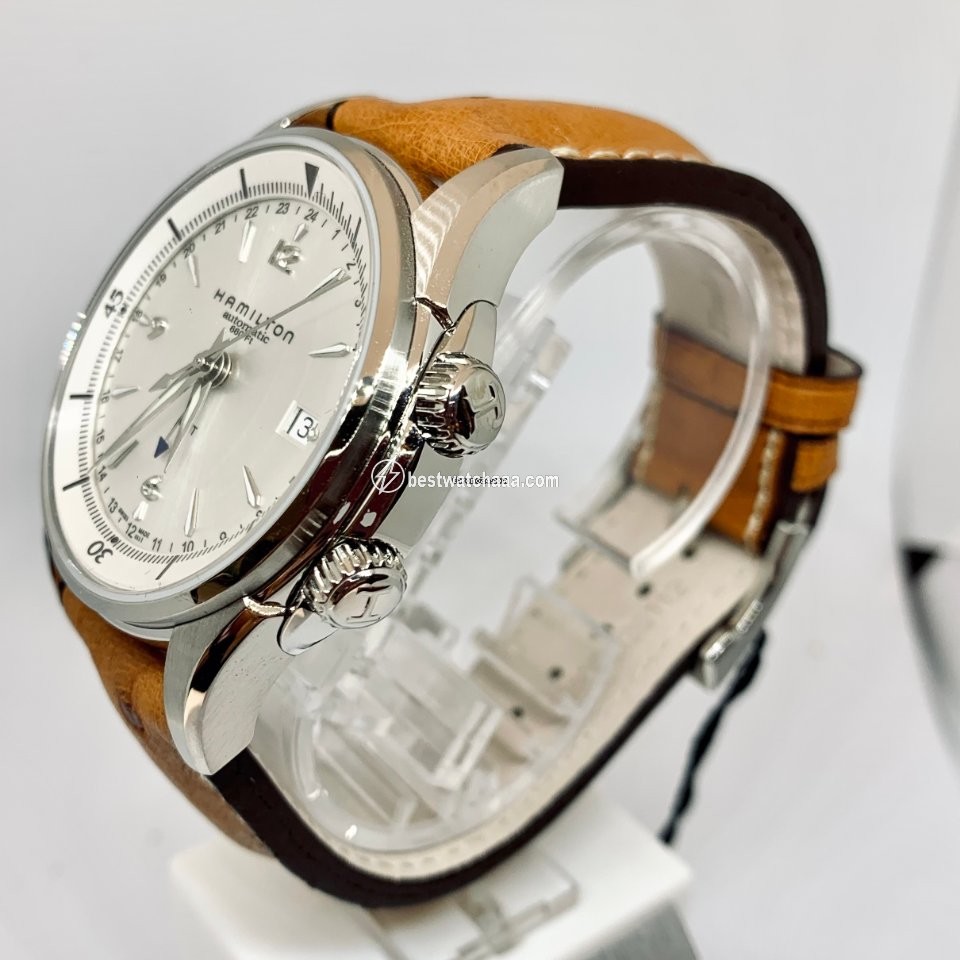 IMG_9081 Hamilton Jazzmaster Traveler Mens watch Unisex Automatic Steel H32625555 Replica 5