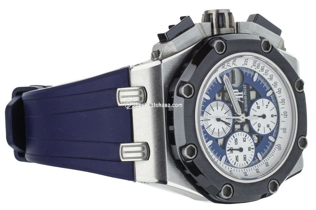 IMG_9081 Audemars Piguet Royal Oak Offshore Chronograph Mens watch Unisex Automatic Platinum 26078PO.OO.D018CR.01 Replica 5