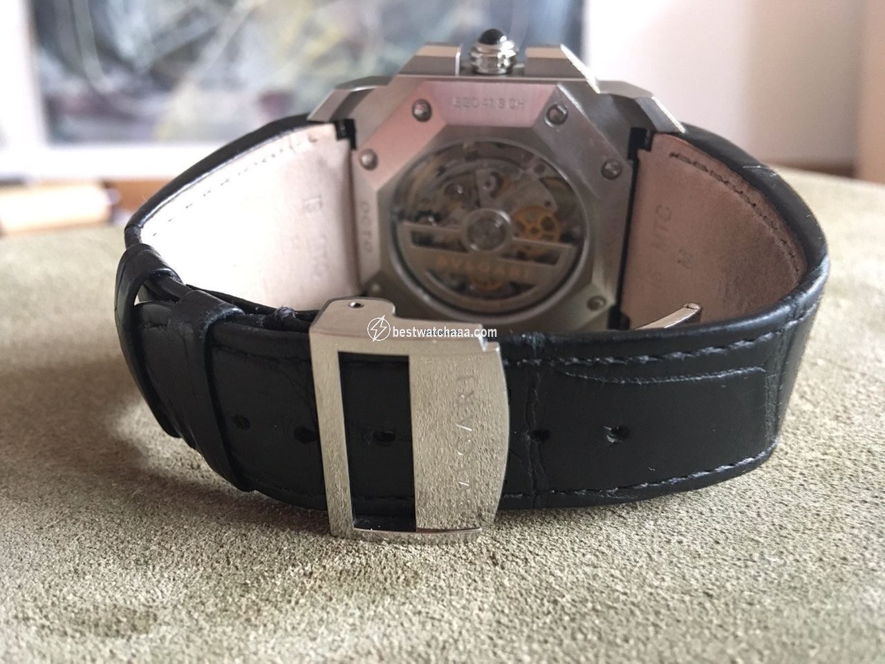 IMG_9081 Bulgari Octo Mens watch Unisex Automatic Steel 102103 Replica 5