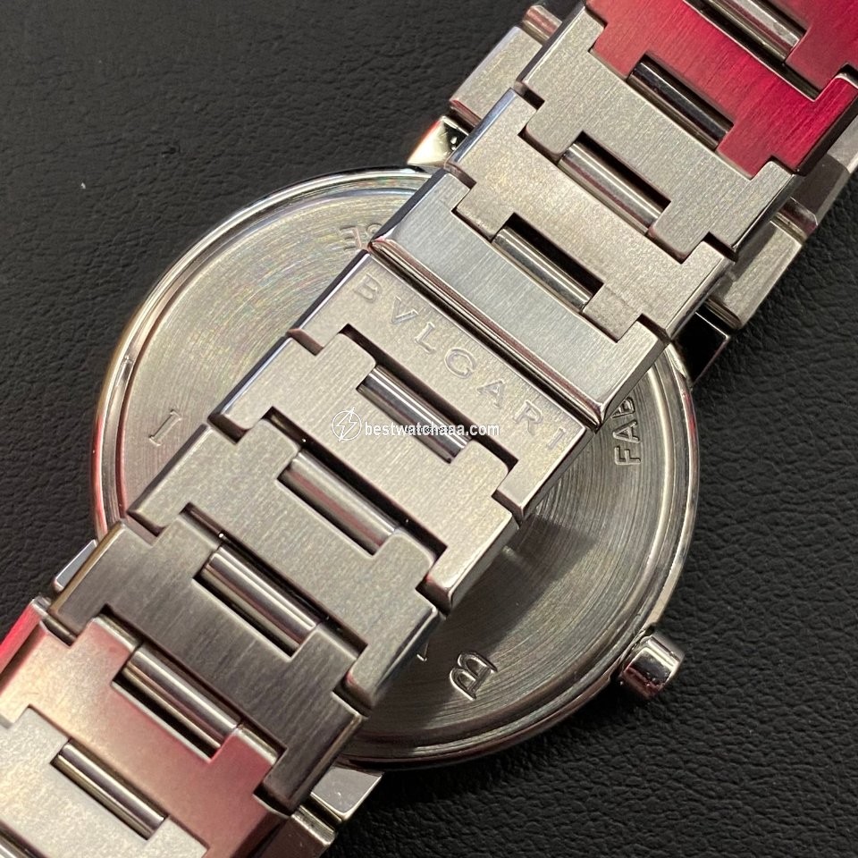 IMG_9081 Bulgari Bulgari Mens watch Unisex Quartz Steel bb33ssd Replica 5