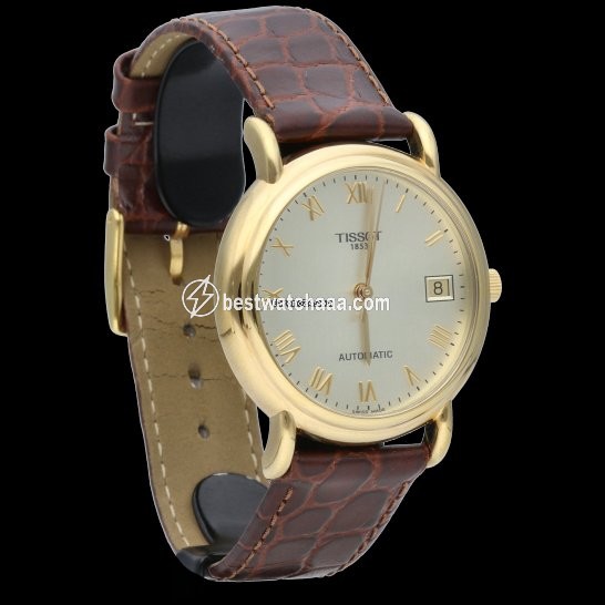 IMG_9081 Tissot Carson Mens watch Unisex Automatic Yellow gold T0854073601100 Replica 5