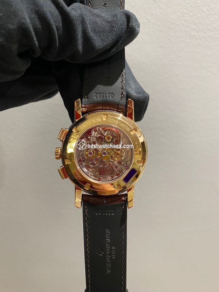 IMG_9081 Vacheron Constantin Patrimony Mens watch Unisex Manual winding Rose gold 47292 000R-9392 Replica 5