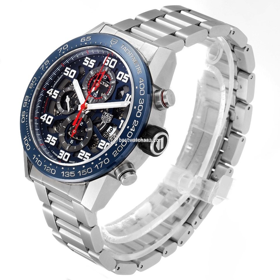 IMG_9081 TAG Heuer Carrera Calibre HEUER 01 Mens watch Unisex Automatic Steel CAR2A1K.BA0703 Replica 5