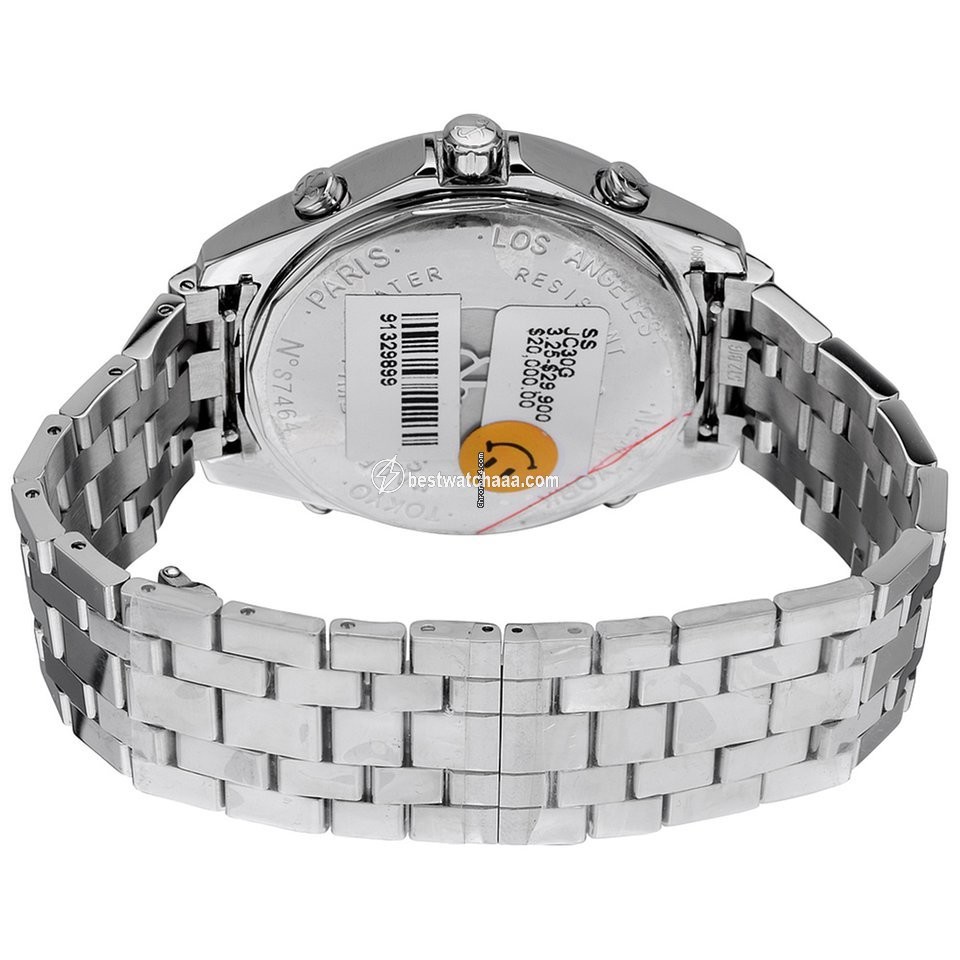 IMG_9081 Jacob & Co. Five Time Zone Mens watch Unisex Quartz Steel JC30G Replica 5
