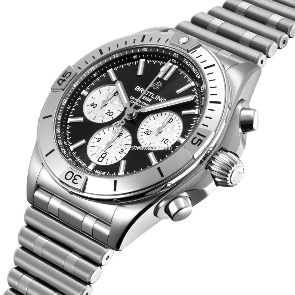 IMG_9081 Breitling Chronomat Mens watch Unisex Automatic Steel AB0134101B2A1 Replica 5