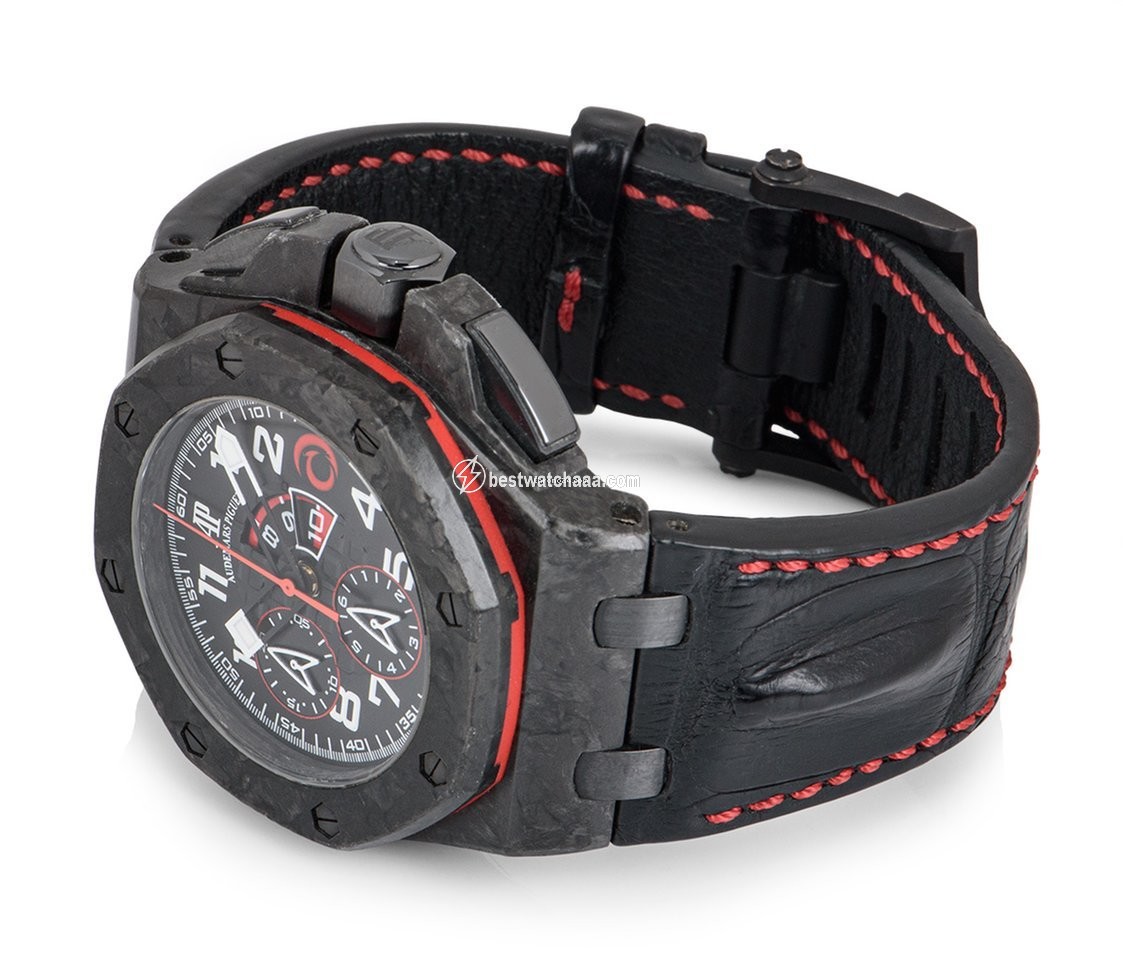 IMG_9081 Audemars Piguet Royal Oak Offshore Chronograph Mens watch Unisex Automatic Carbon 26062FS.OO.A002CA.01 Replica 5