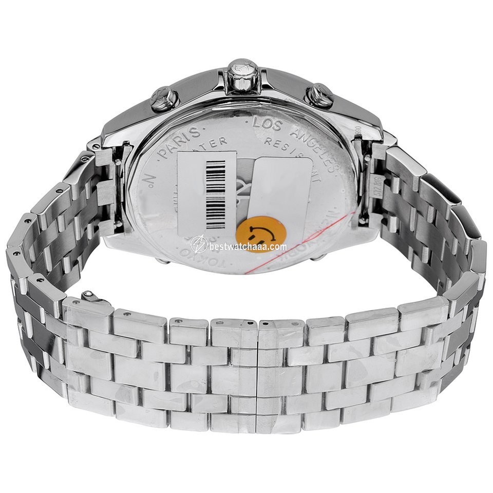 IMG_9081 Jacob & Co. Five Time Zone Mens watch Unisex Quartz Steel JC30P Replica 5
