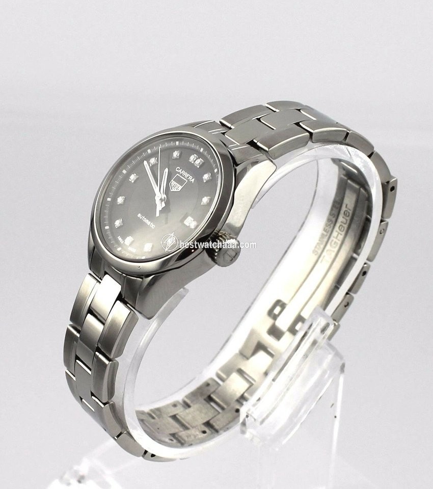 IMG_9081 TAG Heuer Carrera Lady Automatic Steel WV2410 Replica 5