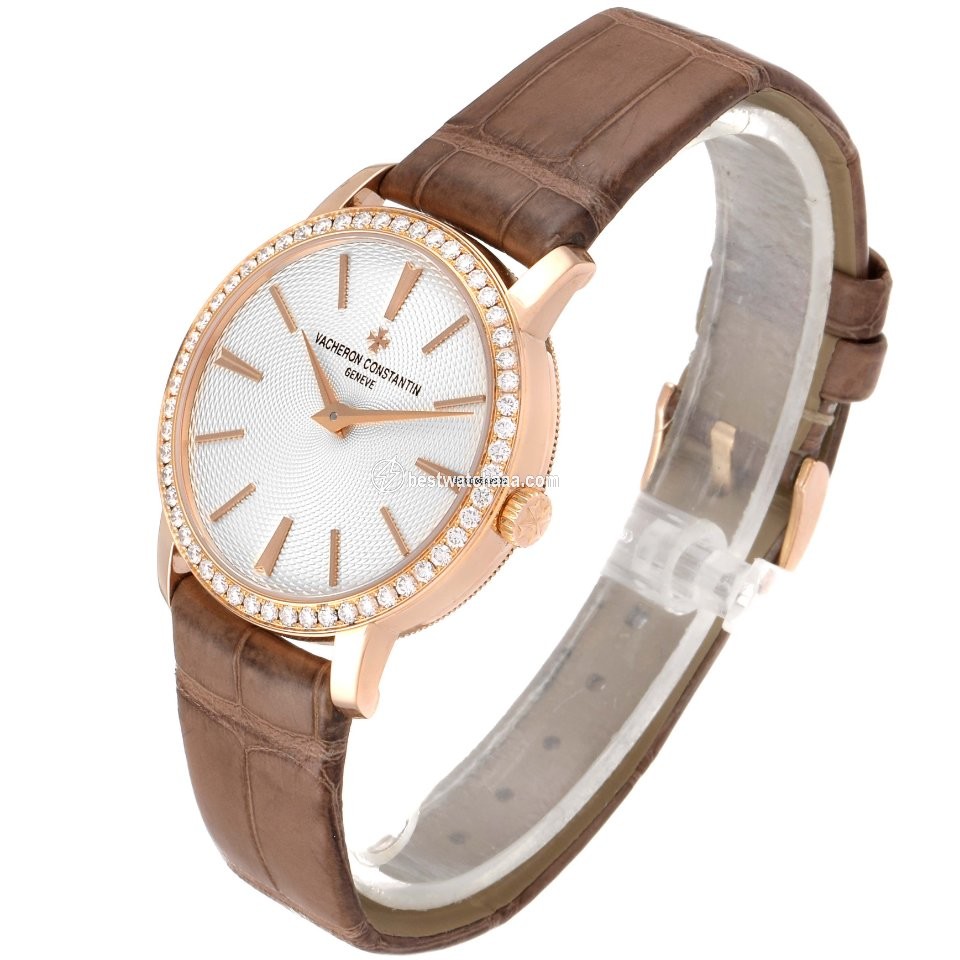 IMG_9081 Vacheron Constantin Patrimony Womens watch Manual winding Rose gold 81590 000R-9847 Replica 5
