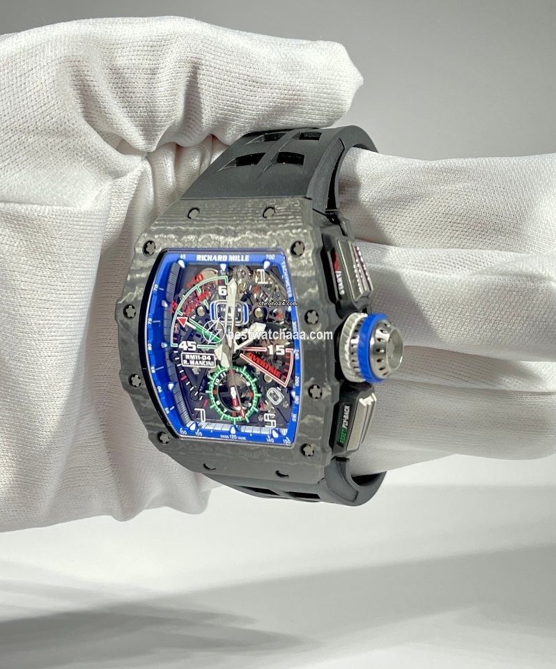 IMG_9081 Richard Mille RM 011 Mens watch Unisex Automatic Carbon Richard Mille RM11-04 Replica 5