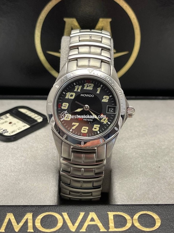 IMG_9081 Movado Kingmatic Mens watch Unisex Automatic Steel 84-D7-867 ser. 3723222 Replica 5
