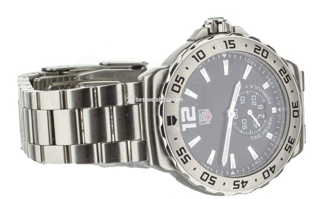 IMG_9081 TAG Heuer Formula 1 Quartz Mens watch Unisex Quartz Steel WAU1112 Replica 5