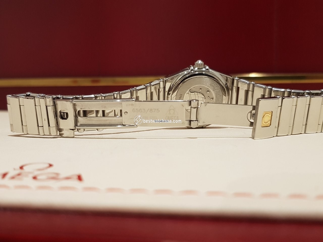 IMG_9081 Omega Constellation Womens watch Quartz Steel 1566.86.00 Replica 5