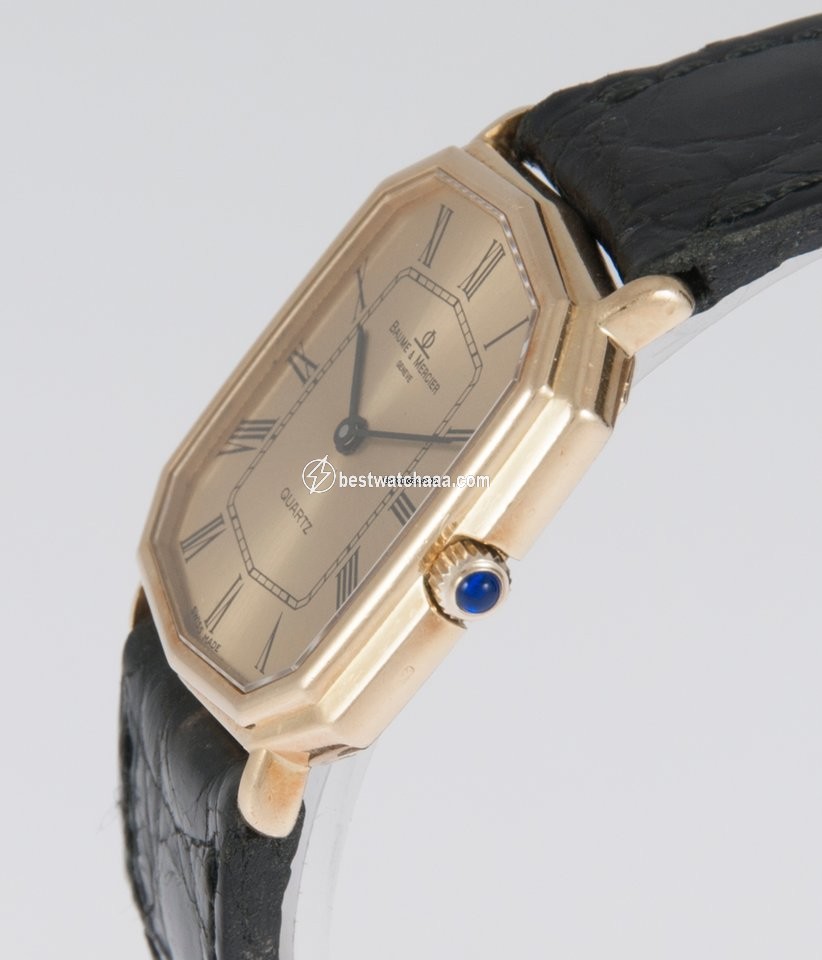 IMG_9081 Baume & Mercier Mens watch Unisex Quartz Yellow gold 17245 Replica 5