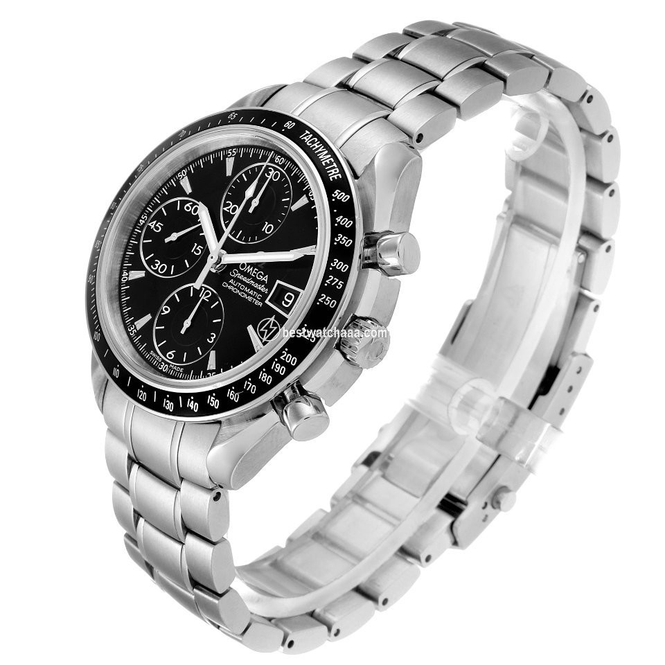 IMG_9081 Omega Speedmaster Date Mens watch Unisex Automatic Steel 3210.50.00 Replica 5