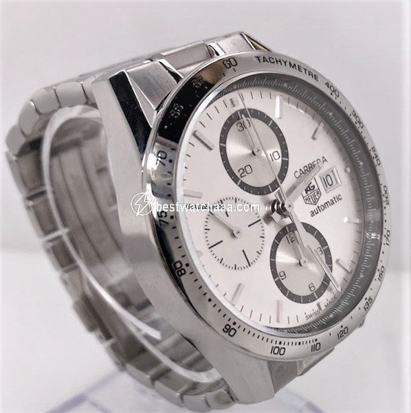 IMG_9081 TAG Heuer Carrera Calibre 16 Mens watch Unisex Automatic Steel CV2017-2 Replica 5