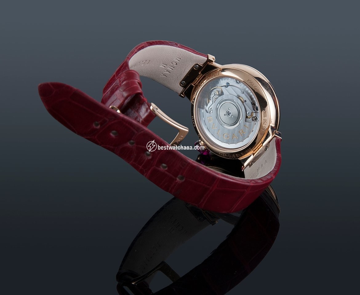 IMG_9081 Bulgari Lucea Womens watch Automatic Rose gold LU P 33 G Replica 5