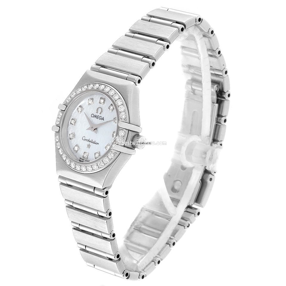 IMG_9081 Omega Constellation Ladies Womens watch Quartz Steel 1460.75.00 Replica 5