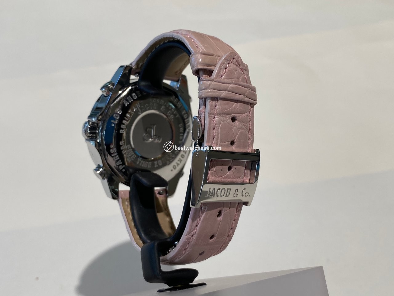 IMG_9081 Jacob & Co. Five Time Zone Womens watch Quartz Steel jacob Replica 5