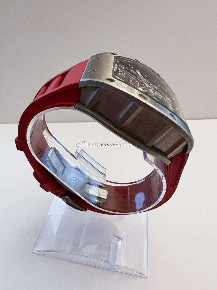 IMG_9081 Richard Mille RM 011 Mens watch Unisex Automatic Titanium RM11 Chronograph Replica 5