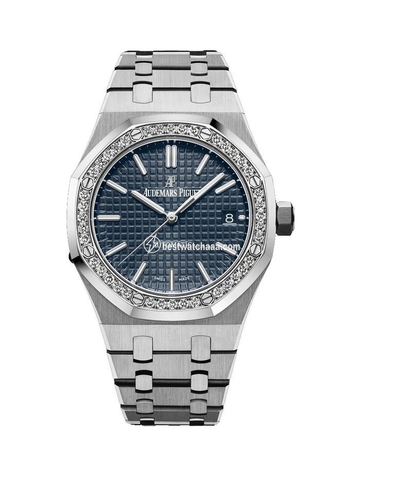 IMG_9081 Audemars Piguet Royal Oak Lady Womens watch Automatic Steel 15451ST.ZZ.1256ST.03 Replica 5