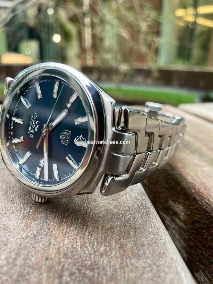 IMG_9081 TAG Heuer Link Calibre 5 Mens watch Unisex Automatic Steel WBC2112.BA0603 Replica 5