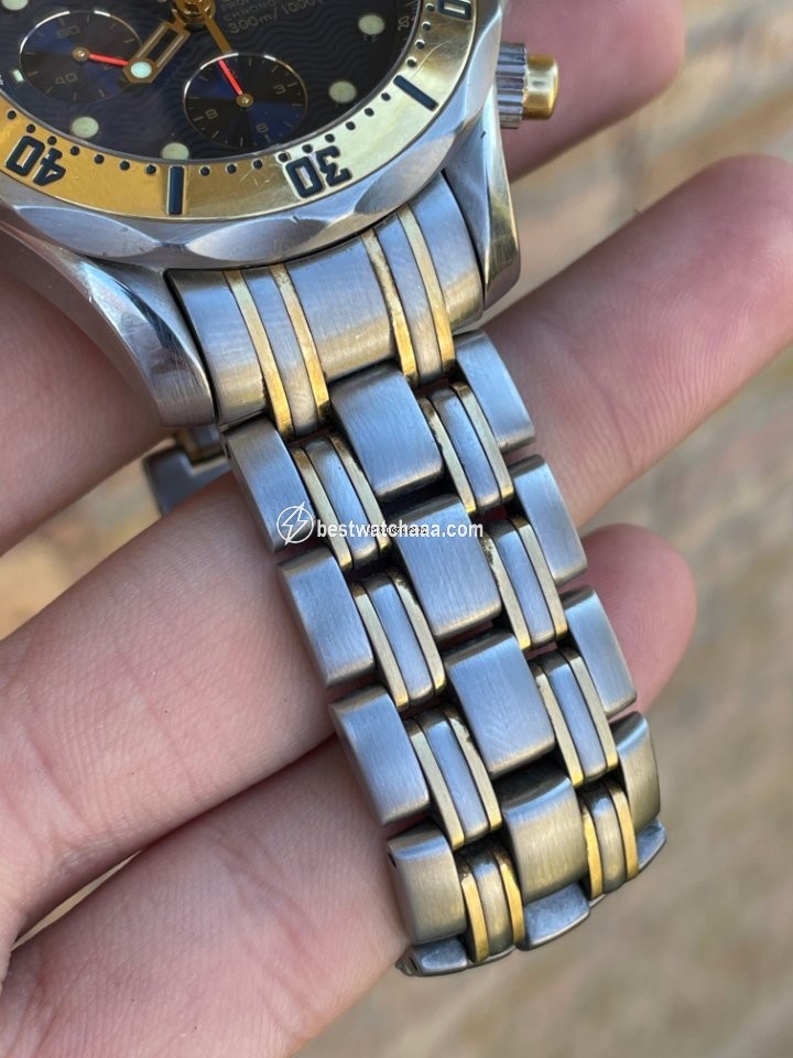IMG_9081 Omega Seamaster Mens watch Unisex Automatic Gold Steel 178.0504 Replica 5