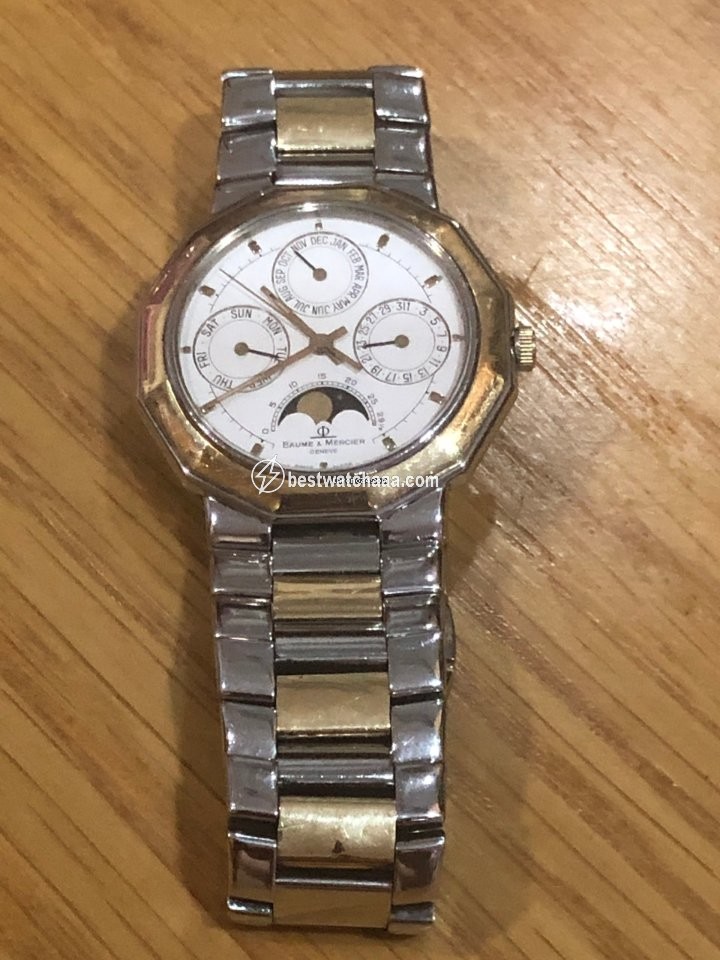 IMG_9081 Baume & Mercier Mens watch Unisex Quartz Gold Steel 6331038 Replica 5