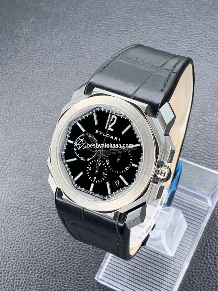 IMG_9081 Bulgari Octo Mens watch Unisex Automatic Steel 102103 BGO41BSLDCH Replica 5