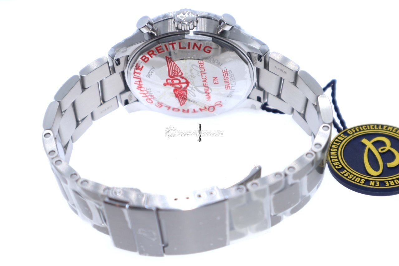 IMG_9081 Breitling Aviator 8 Mens watch Unisex Automatic Steel A13316101C1A1 Replica 5