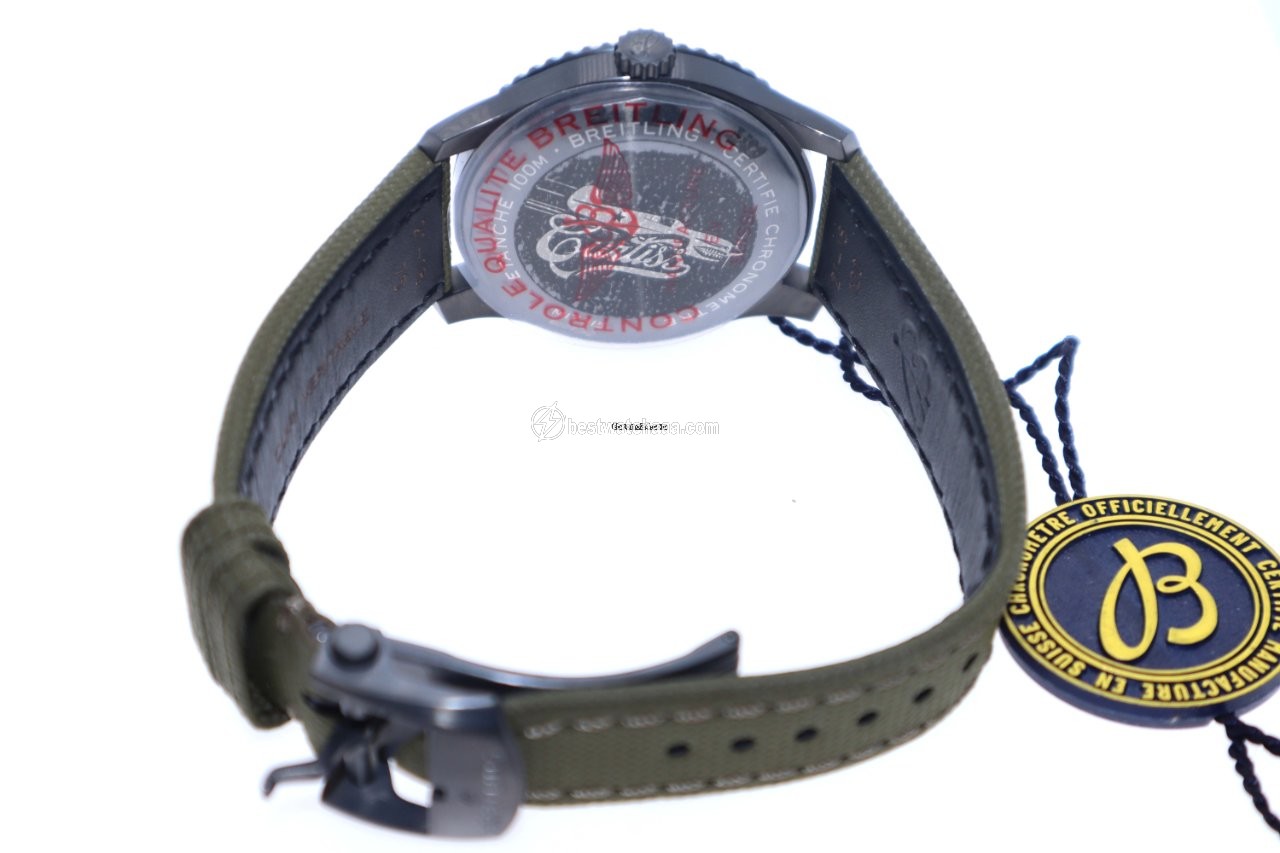 IMG_9081 Breitling Aviator 8 Mens watch Unisex Automatic Steel M173152A1L1X2 Replica 5