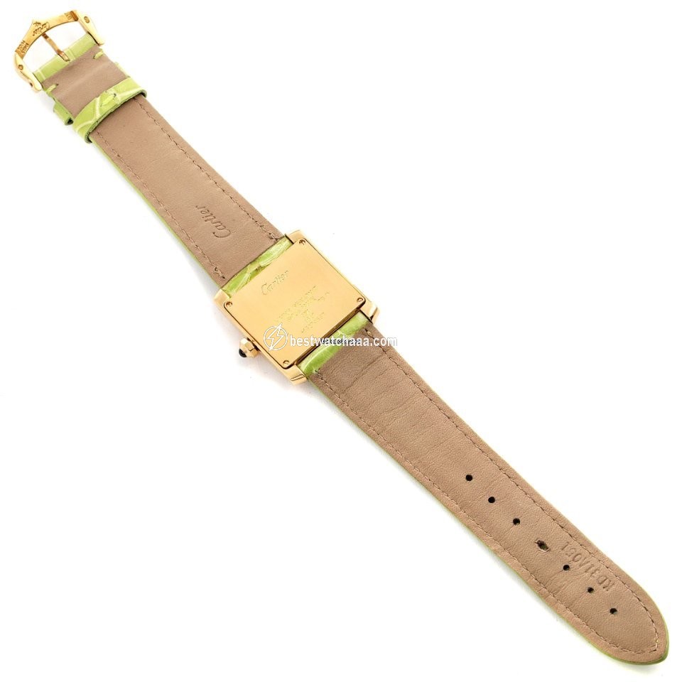 IMG_9081 Cartier Tank Francaise Womens watch Quartz Yellow gold W5000356 Replica 5