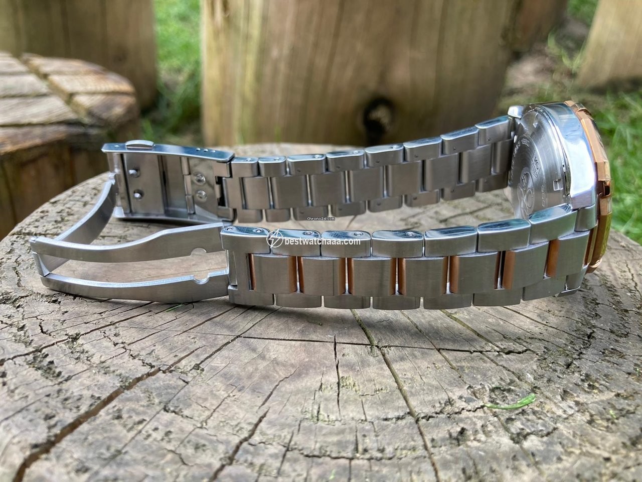 IMG_9081 TAG Heuer Aquaracer 300M Mens watch Unisex Quartz Gold Steel WAY1150.BD0911 Replica 5