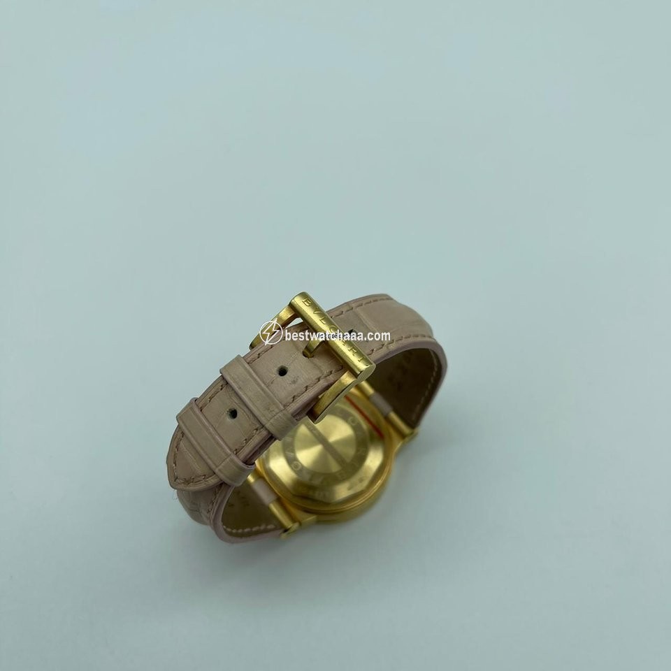 IMG_9081 Bulgari Diagono Womens watch Automatic Yellow gold DG35C6GLD Replica 5