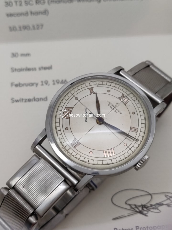 IMG_9081 Omega Mens watch Unisex Manual winding Steel 2367 Replica 5