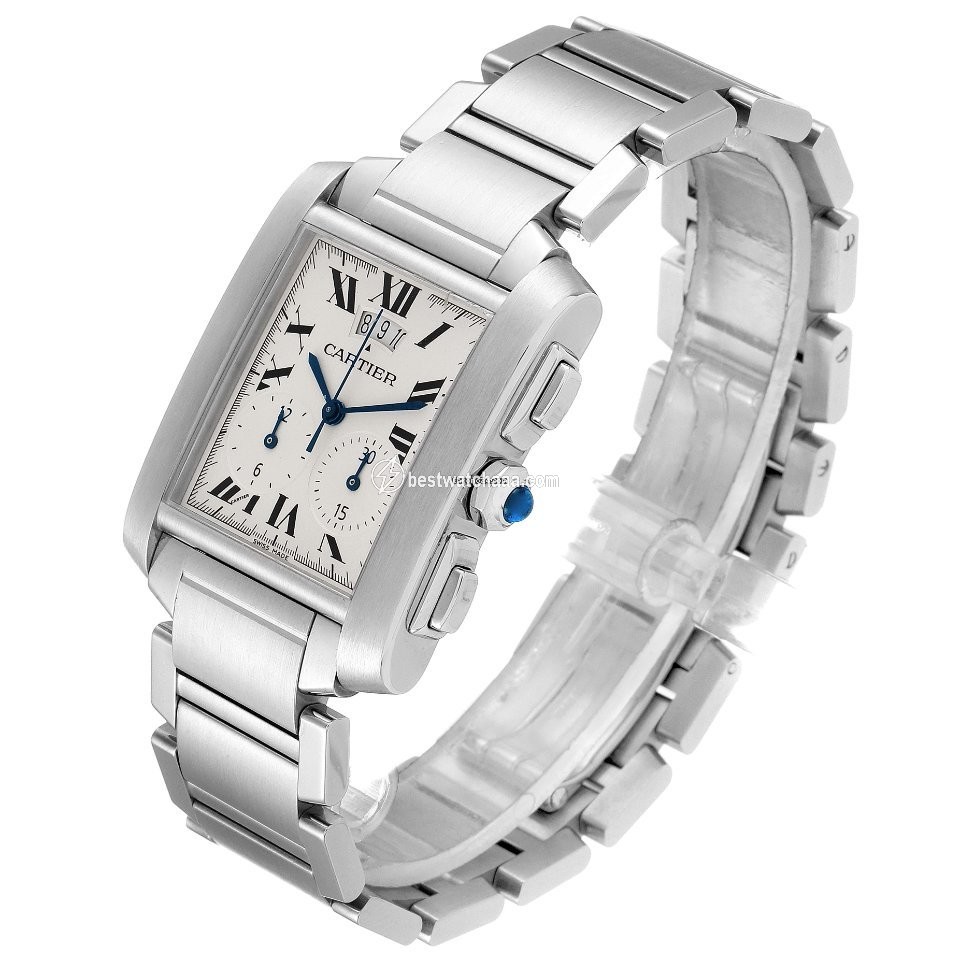IMG_9081 Cartier Tank Francaise Mens watch Unisex Quartz W51024Q3 Replica 5