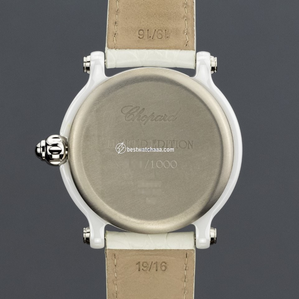 IMG_9081 Chopard Happy Sport Womens watch Quartz Ceramic 288507-9012 Replica 5