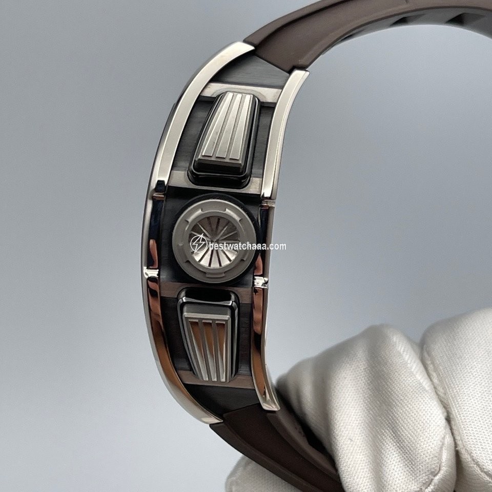 IMG_9081 Richard Mille RM 011 Mens watch Unisex Automatic Gold Steel RM011-FM POLO De DEAUVILLE Replica 5