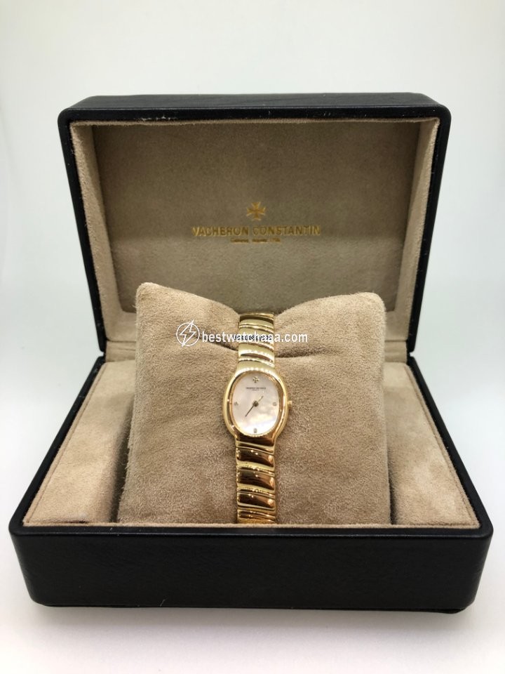 IMG_9081 Vacheron Constantin Mens watch Unisex Quartz Yellow gold 27036 101J-7 Replica 5