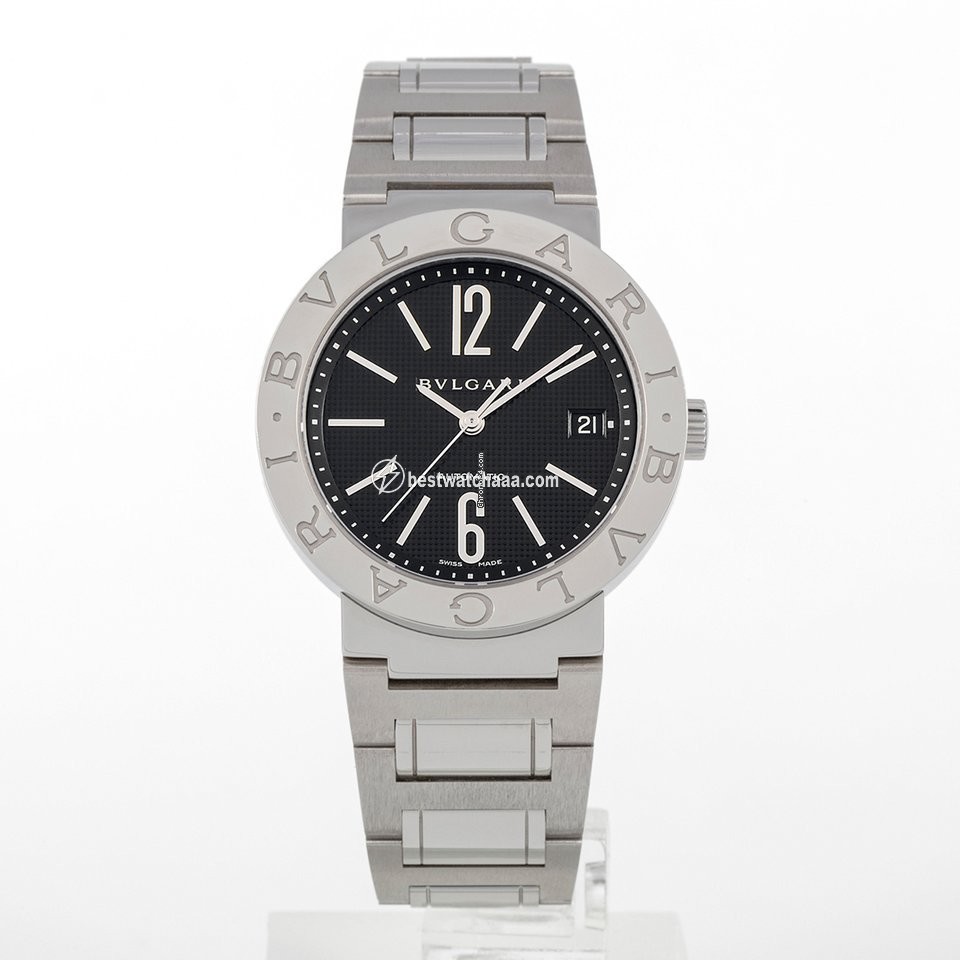 IMG_9081 Bulgari Bulgari Mens watch Unisex Automatic Steel BB 38 SS AUTO Replica 5