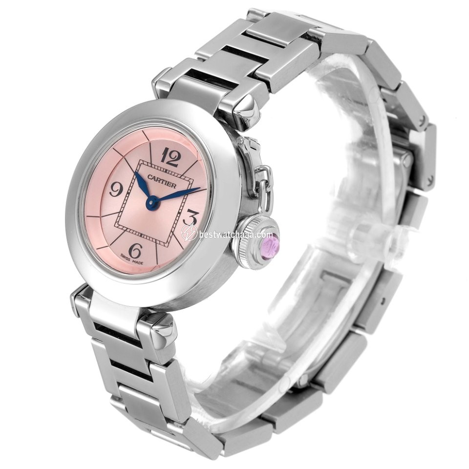 IMG_9081 Cartier Pasha Womens watch Quartz Steel W3140008 Replica 5