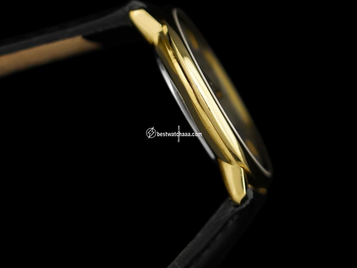 IMG_9081 Omega De Ville Mens watch Unisex Manual winding Gold Steel 7604 Replica 5