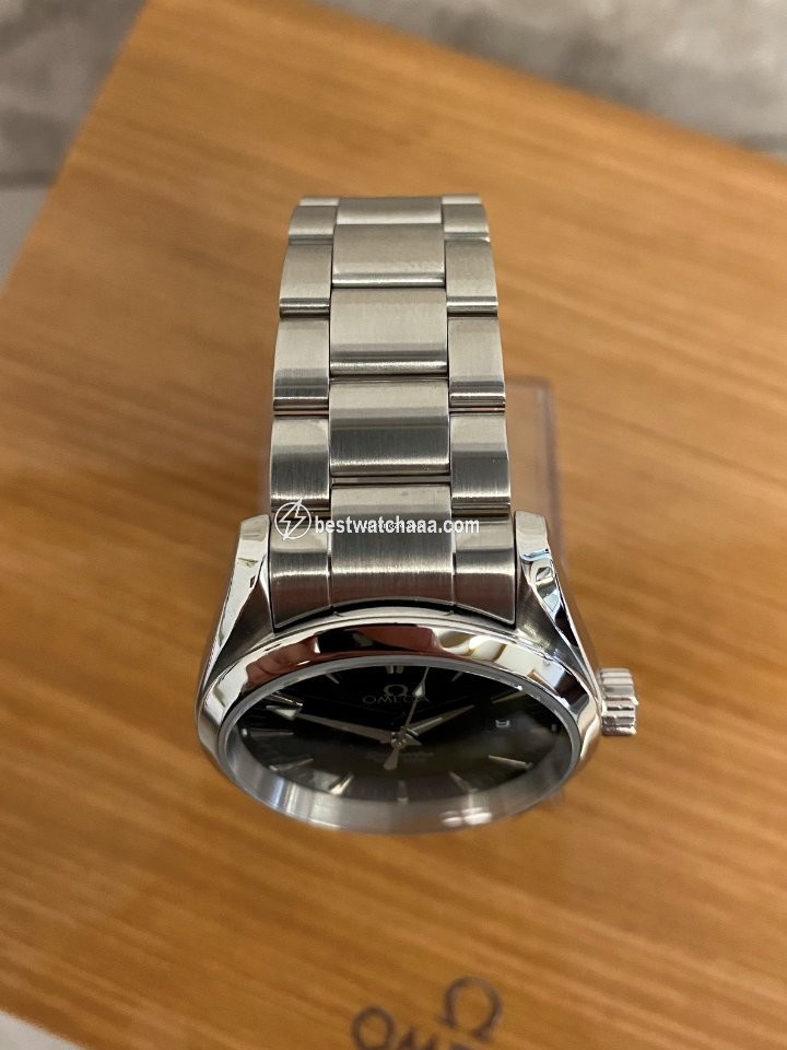 IMG_9081 Omega Seamaster Aqua Terra Mens watch Unisex Quartz Steel 2518.50 Replica 5