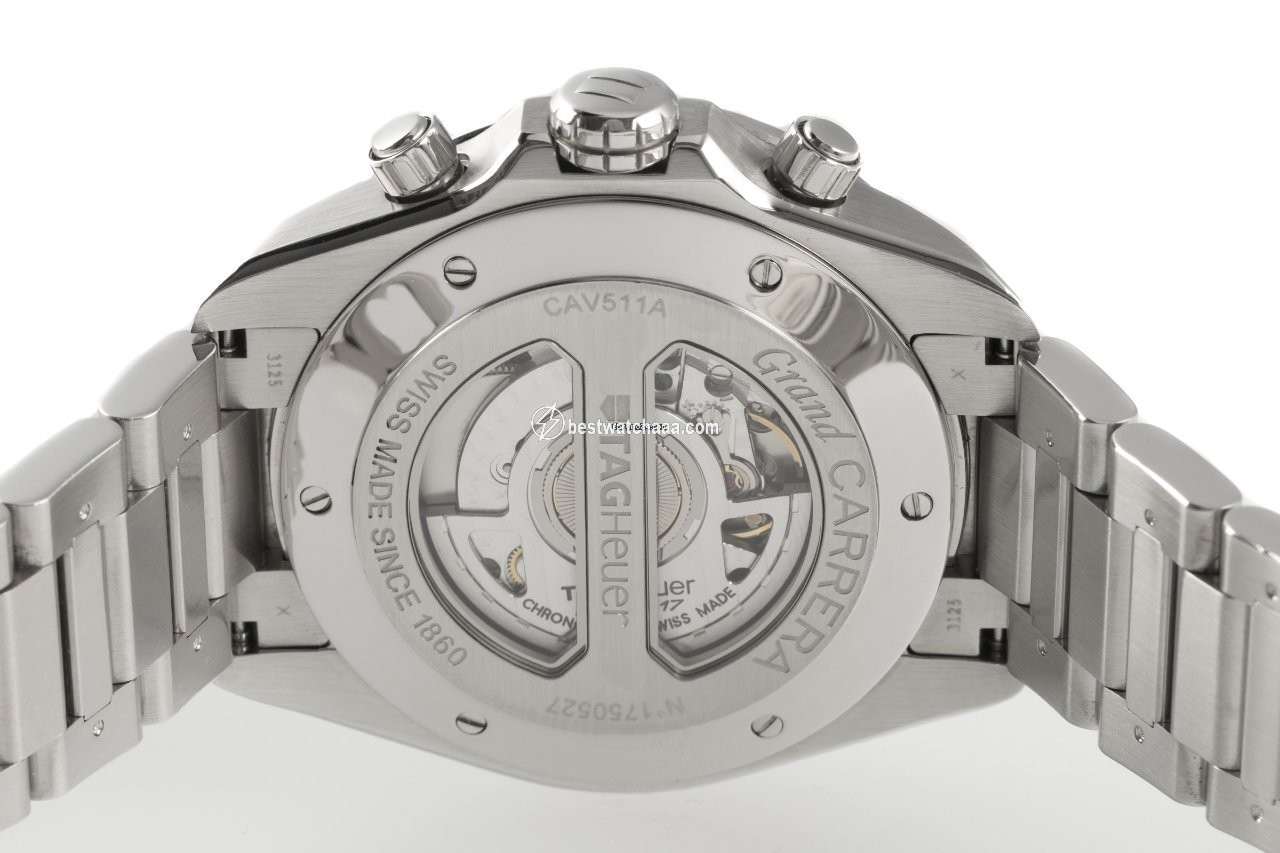 IMG_9081 TAG Heuer Grand Carrera Mens watch Unisex Automatic Steel CAV511A Replica 5