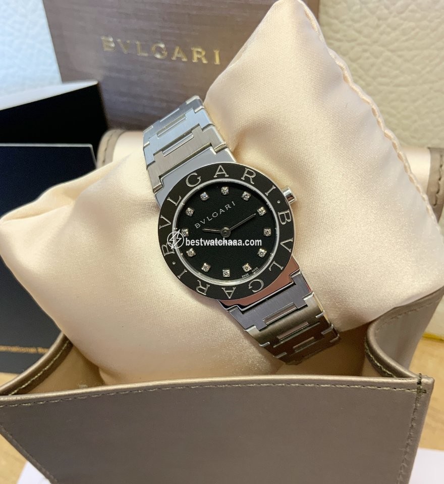 IMG_9081 Bulgari Bulgari Womens watch Quartz Steel BB 26 SS Replica 5